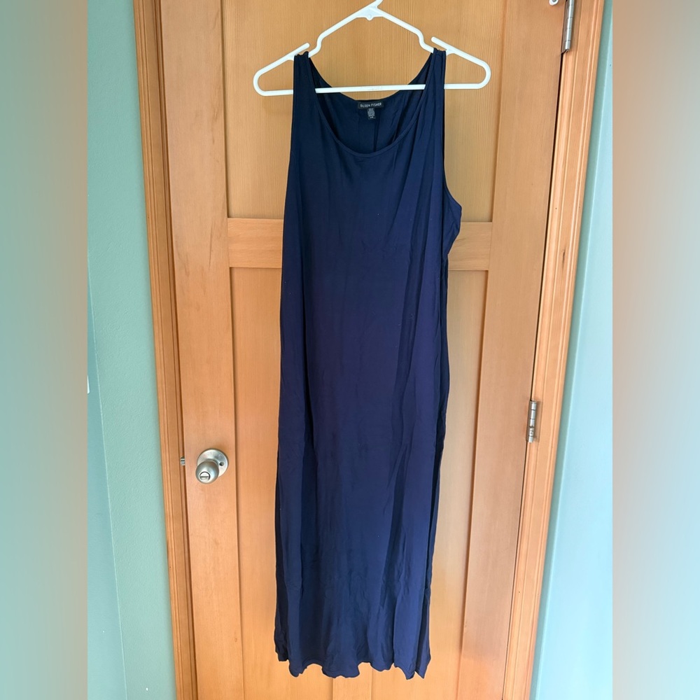 Eileen Fisher maxi tank top dress